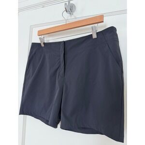 The Black Dog Womens 12 Performance Golf Shorts Flat Front 5 Inch: athletic